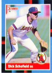 1988 Donruss Baseball Cards    233     Dick Schofield